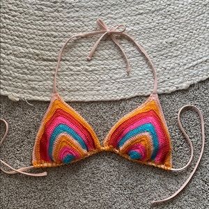 😇crochet swim top!